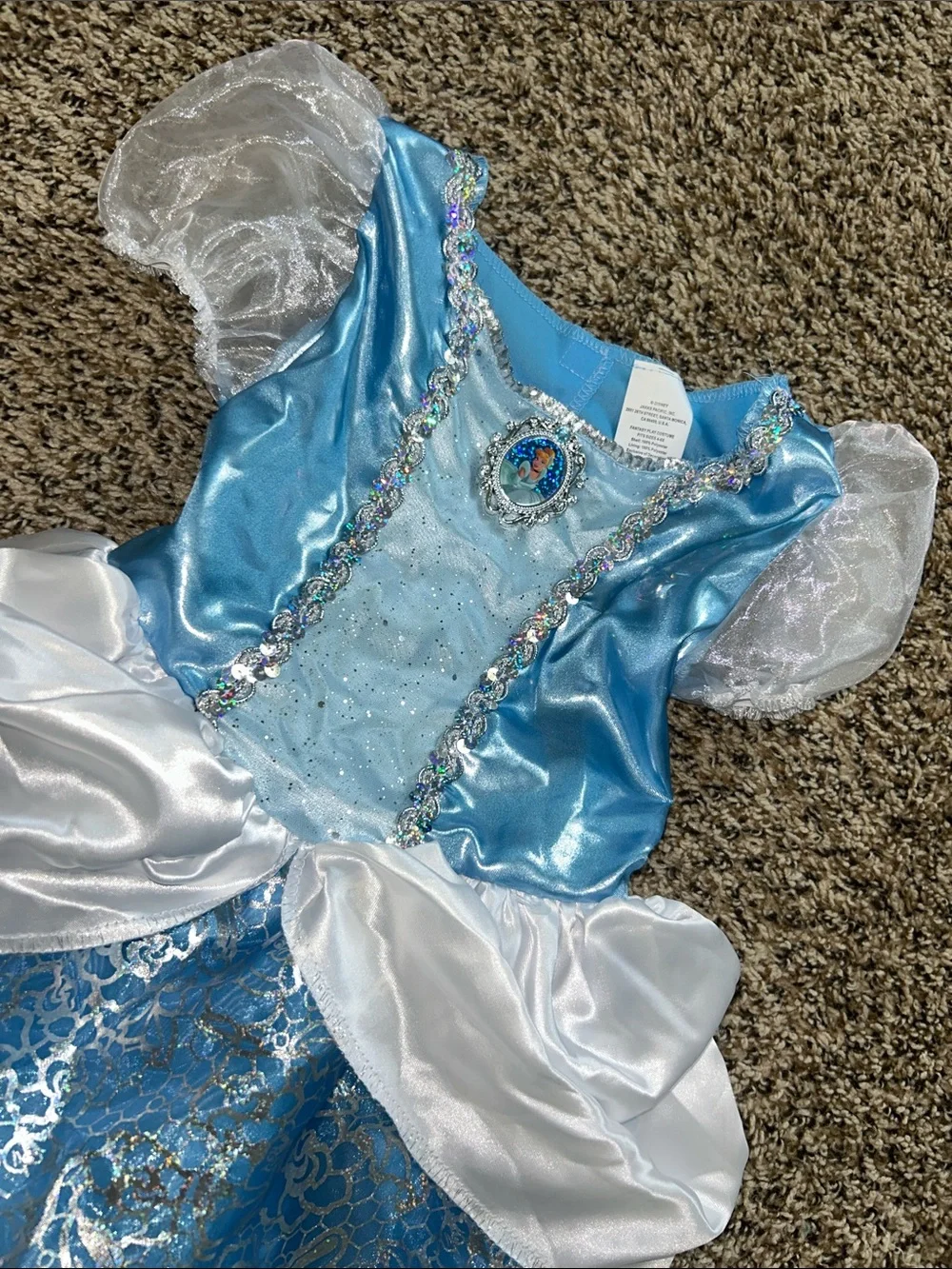 Cinderella Princess Dress Kids Costume